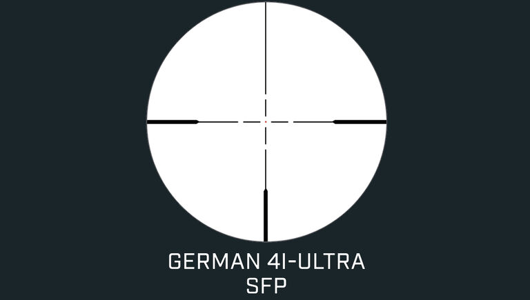 German #4 Illuminated Ultra SFP Reticle