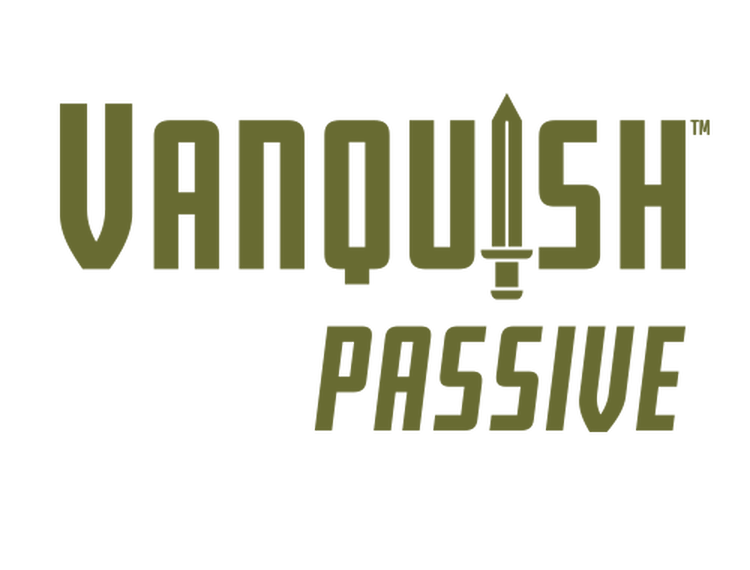 Vanquish Passive logo on transparent background