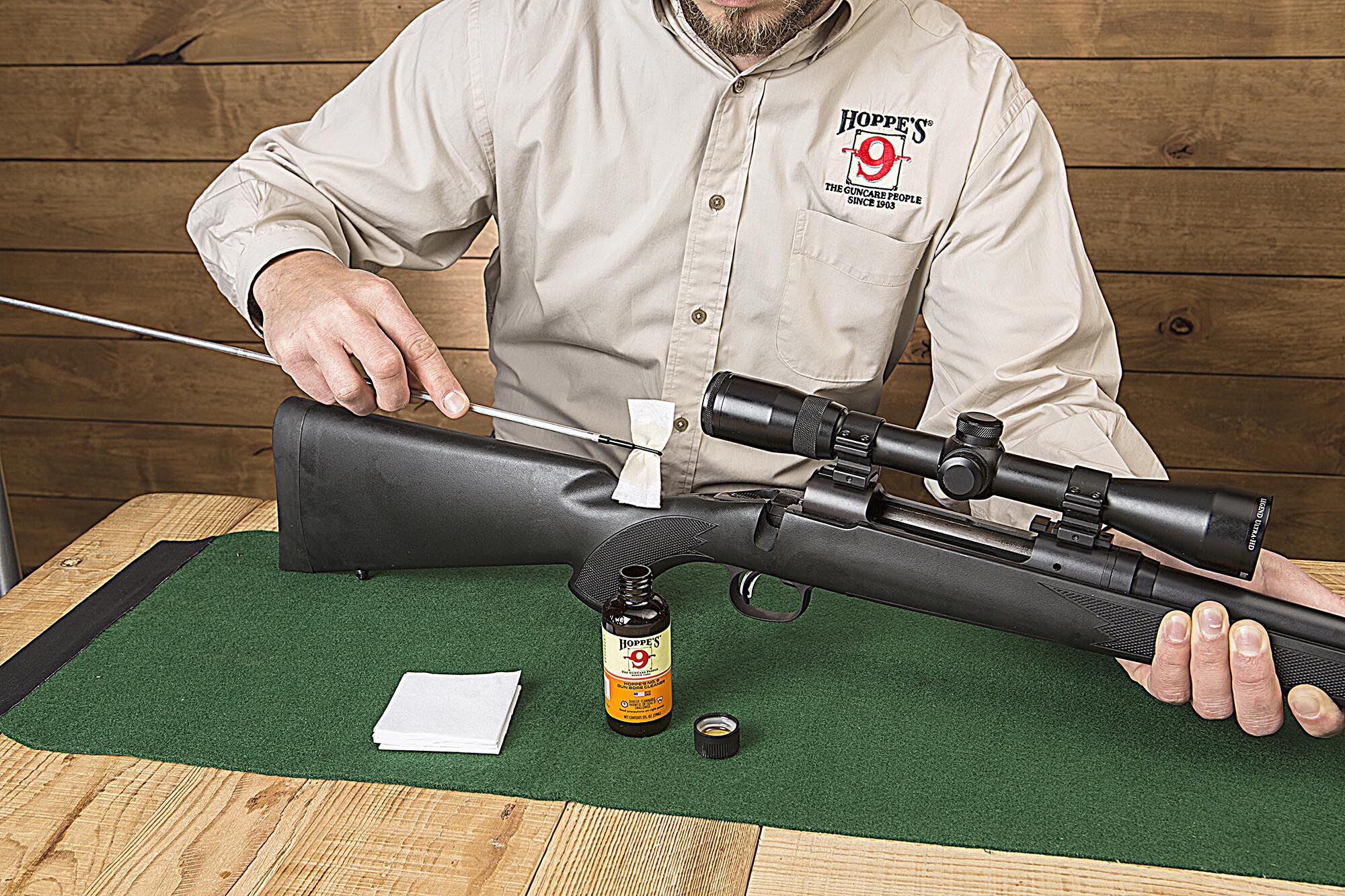 Gun Cleaning Kit Guns Hunting Rifle Handgun Shotgun Cleaner with Carrying Case 