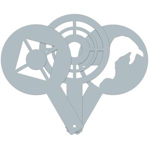 Steel Target Painting Stencils, 3 Pack