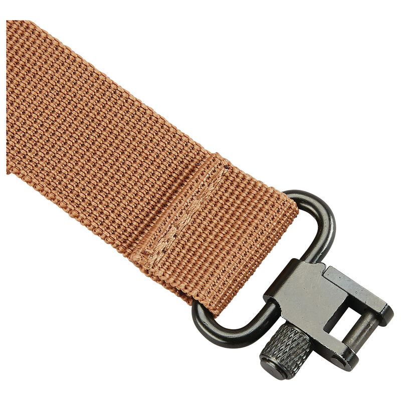 Featherlight Black Brown with Swivels Rifle Slings