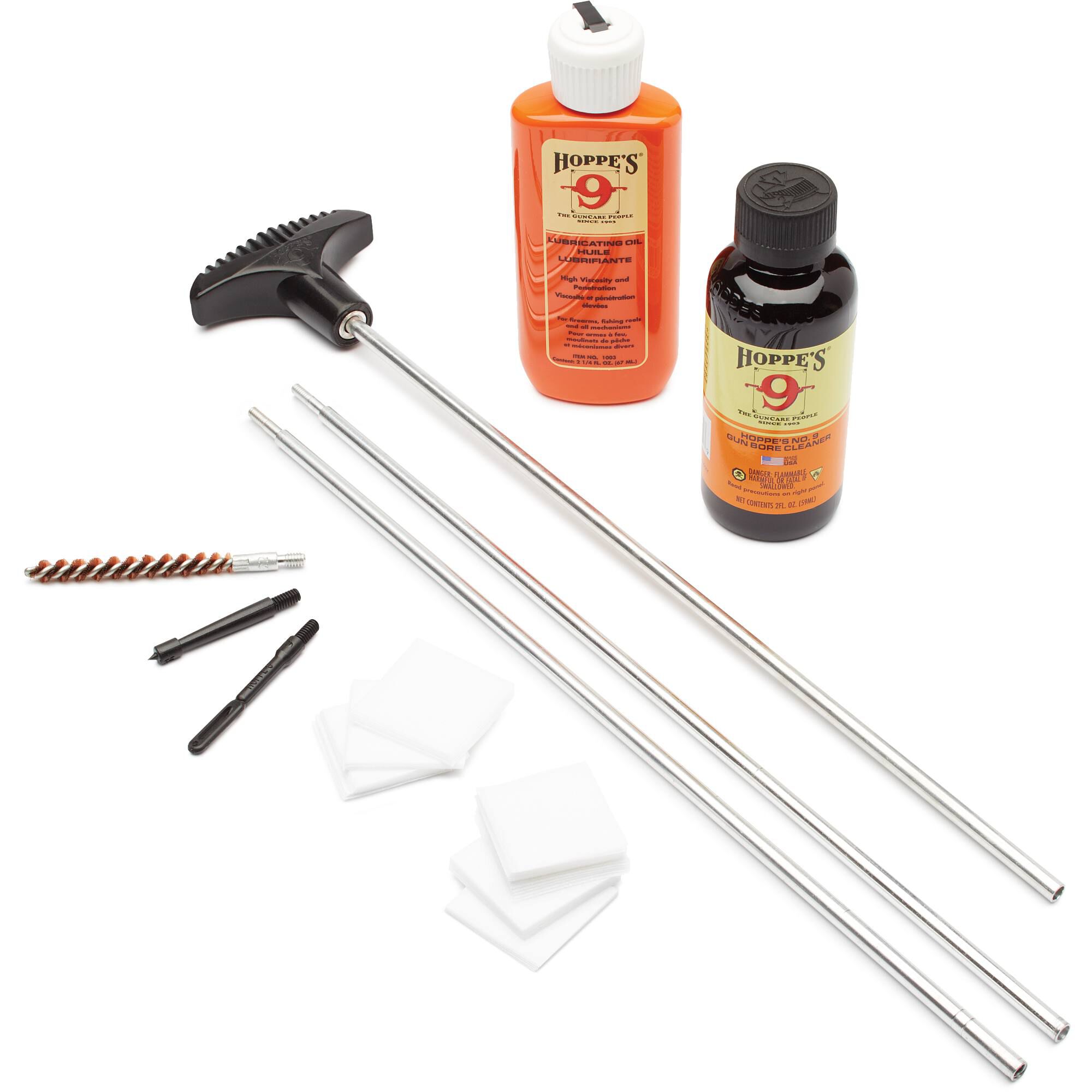 Buy Rifle Cleaning Kit with Aluminum Rod and More Hoppes