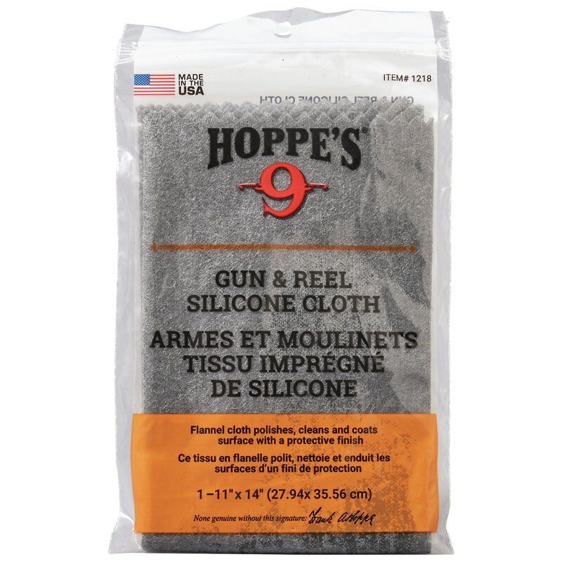 Hoppe/'s Silicone Gun /& Reel Cloth 11/" x 14/" Cleaning