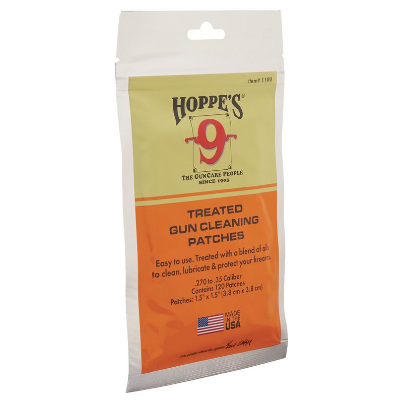 Buy Treated Gun Cleaning Patches and More Hoppes