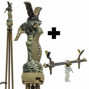 Tall Tripod Trigger Stick with 2 Point Rest Tall Tripod Trigger Stick with 2 Point Rest