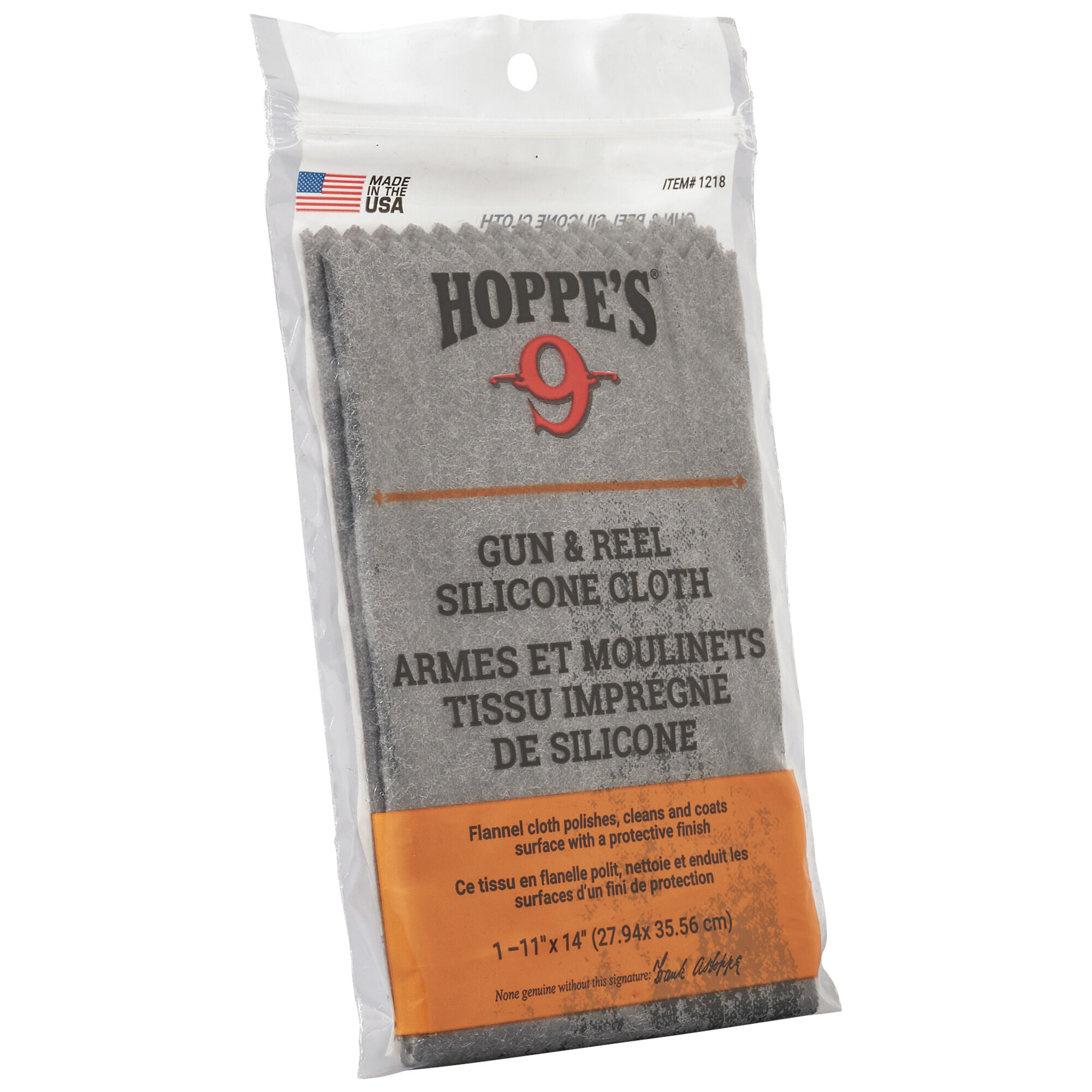 G-96 Silicone Gun & Reel Cloth Cleans Triple Treated To Absorb/Hold Dirt 