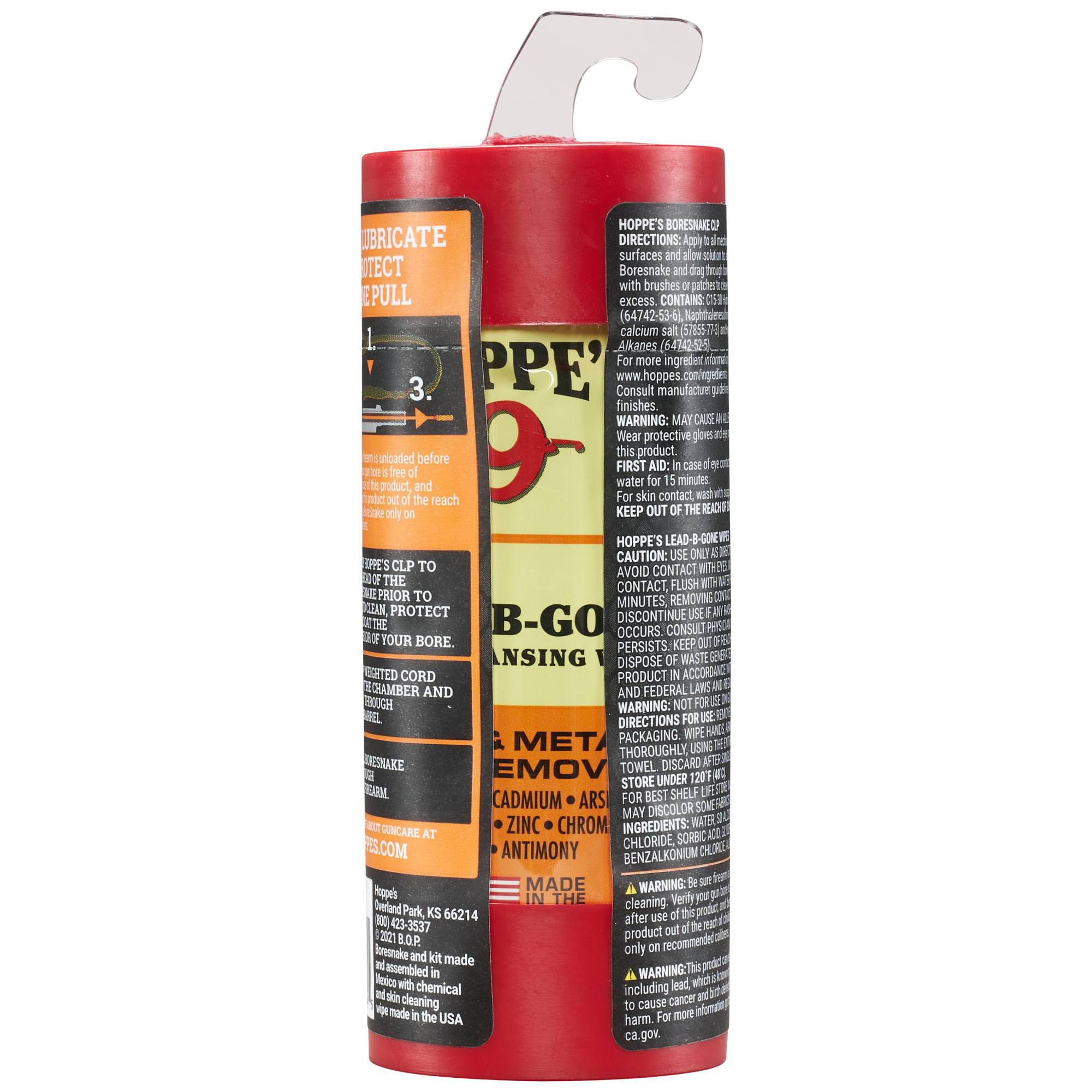 Amazon.com : Hoppe's HSO Boresnake Clp All-In-One Oil, 2 oz