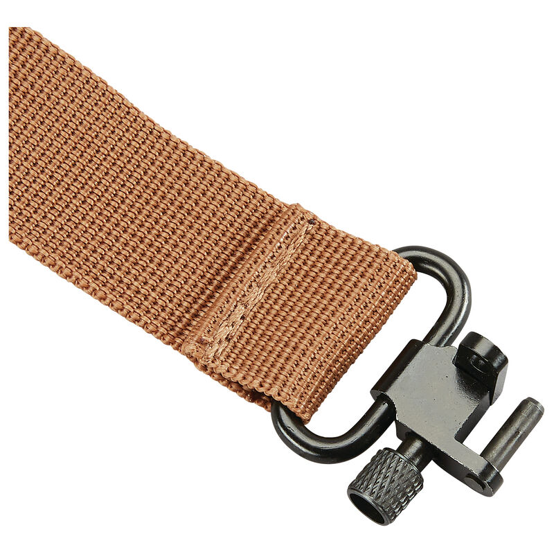 Featherlight Black Brown with Swivels Rifle Slings