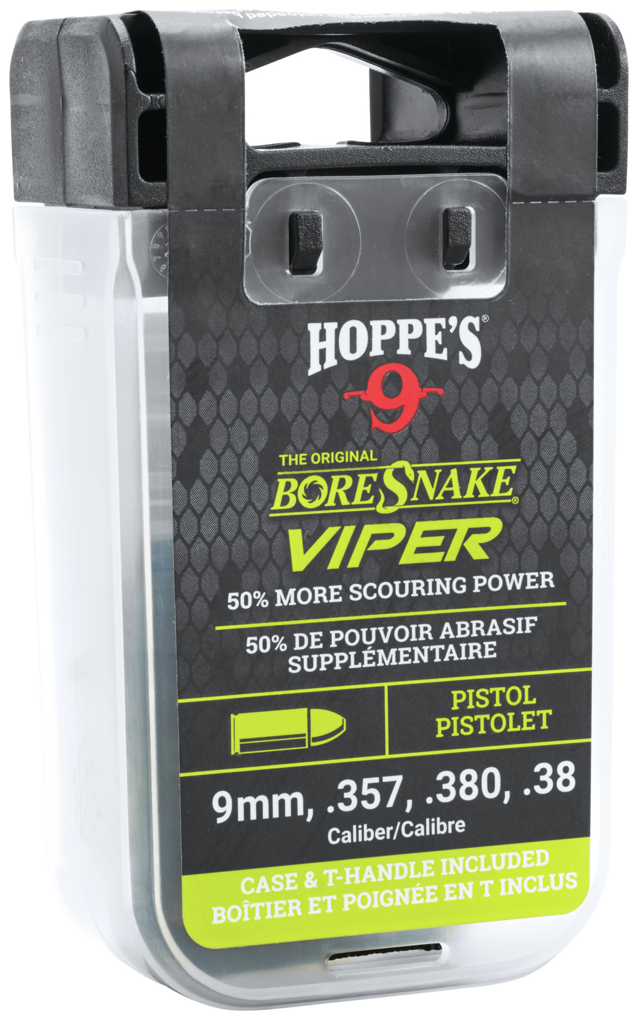 NEW Hoppe's BoreSnake Bore Cleaner Pistol 22 Caliber 24000 