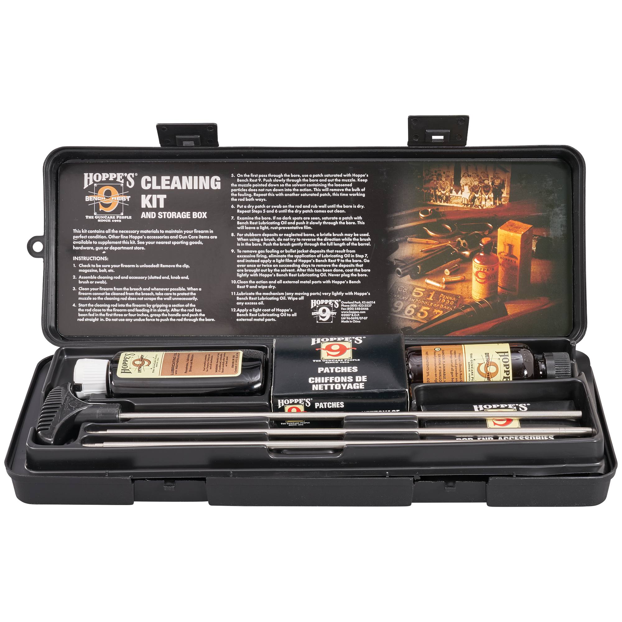 ガンレスト　射撃用　hoppes 9 フロント サンドバックセット No9_RifleAndShotgunCleaningKit